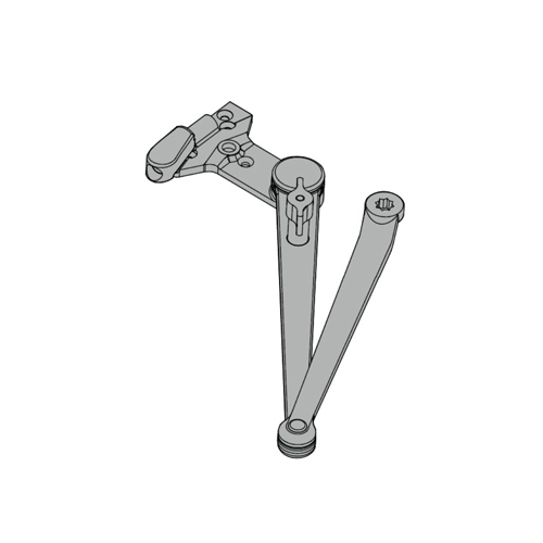 HO SPRING 'N STOP ARM BLACK FOR SC61A SERIES CLOSERS - Surface